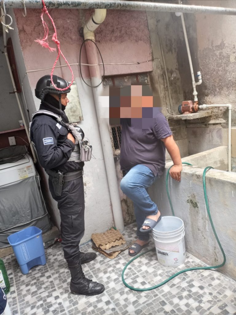 BRINDA SSPC OPORTUNA ATENCIÓN A MASCULINO QUE ATENTARA CONTRA SU INTEGRIDAD