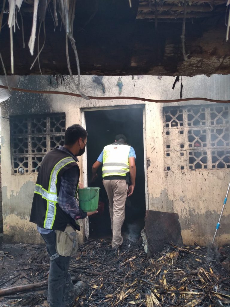 ATIENDE SSPC REPORTE DE SINIESTRO EN CASA HABITACIÓN EN TECUALA