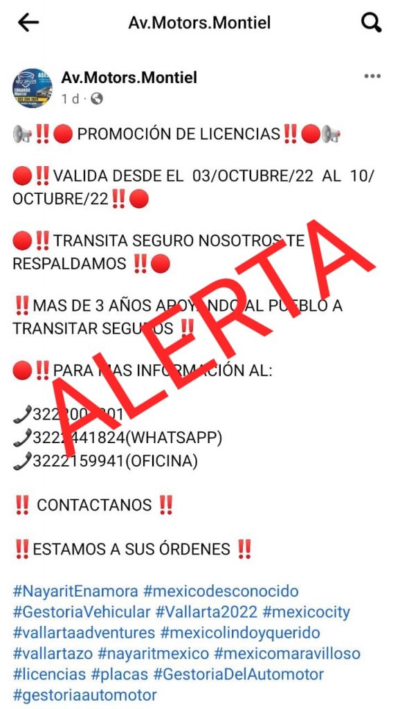 TENER EN POSESIÓN LICENCIAS DE CONDUCIR APÓCRIFAS ES UN DELITO