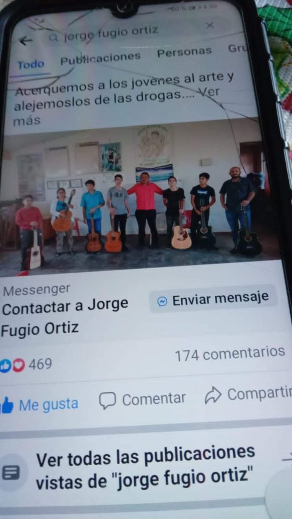 PROMUEVE FUGIO ORTÍZ LA MÚSICA ENTRE LOS JÓVENES NAYARITAS.