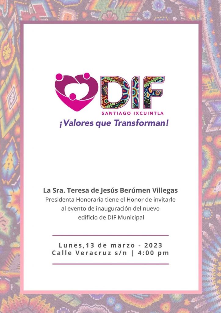 ESTE PRÓXIMO LUNES SERÁ INAUGURADO EL RECIÉN REMODELADO EDIFICIO DEL DIF MUNICIPAL DE SANTIAGO IXCUINTLA