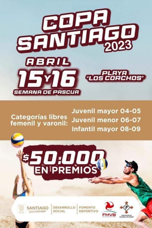 ATENTA INVITACIÓN DEL ALCALDE EDUARDO LUGO LÓPEZ A «LOS CORCHOS» PARA PRESENCIAR EL VOLEIBOL PLAYERO