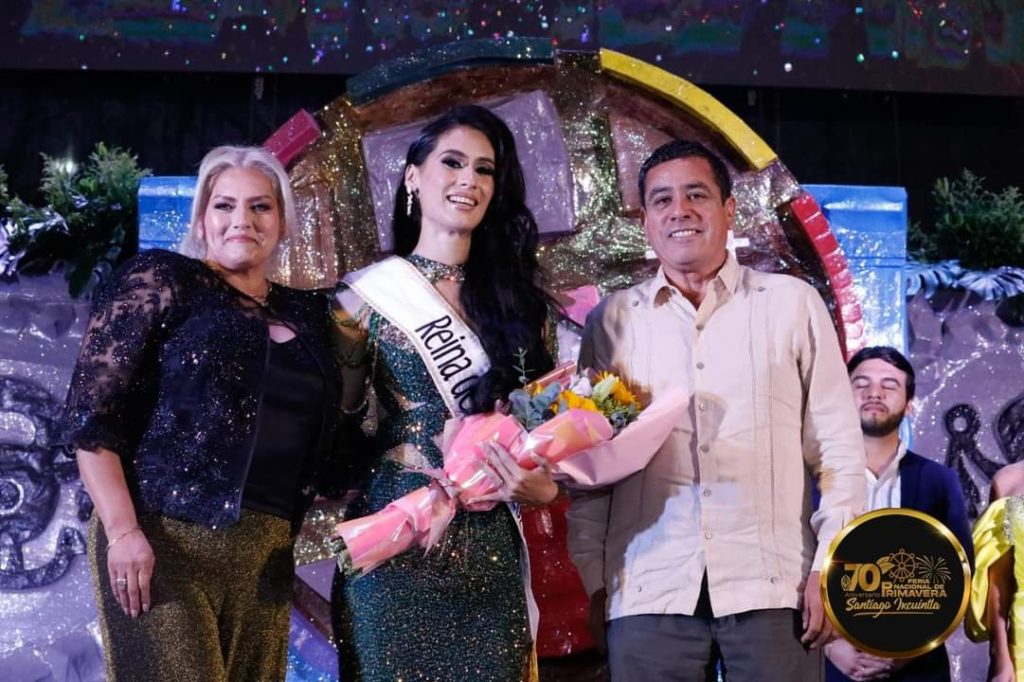 LA SEÑORITA MAYDELIN ARAGON ES ELEGIDA REINA DE LA FERIA NACIONAL DE PRIMAVERA EN SANTIAGO, IXCUINTLA 2023