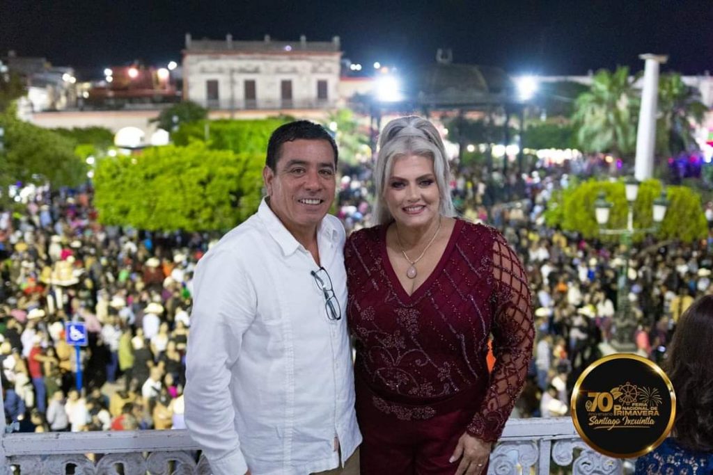 FUE ESPECTACULAR EL ROMPIMIENTO DE LA TRADICIONAL FERIA NACIONAL DE PRIMAVERA EN SANTIAGO, IXCUINTLA