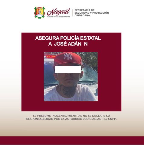 DETENIDO EN LA CIUDAD DE TEPIC POR SU PRESUNTA PARTICIPACIÓN EN EL HECHO DELICTUOSO DE LESIONES CALIFICADAS