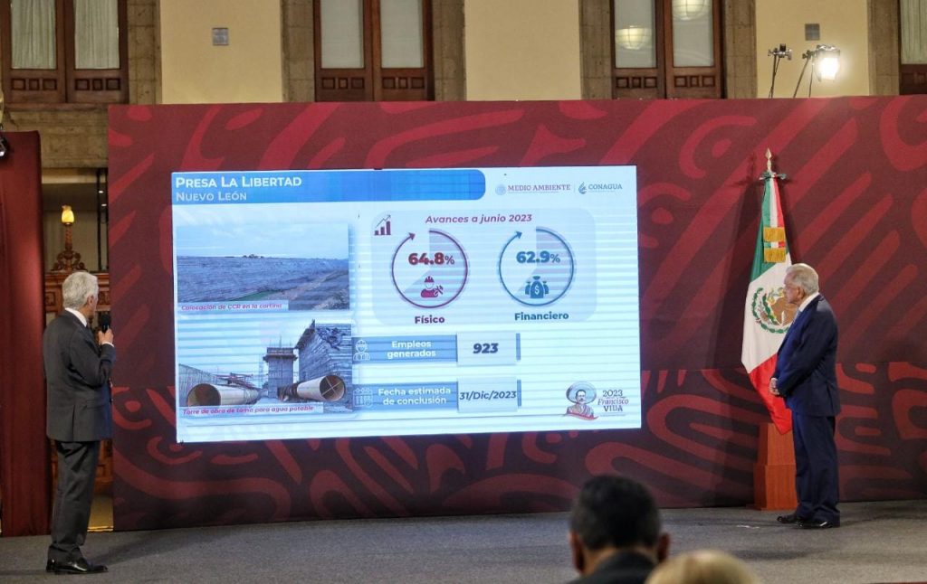 FORTALECE GOBIERNO DE MÉXICO EL DESARROLLO DE PROYECTOS HIDRÁULICOS ESTRATÉGICOS