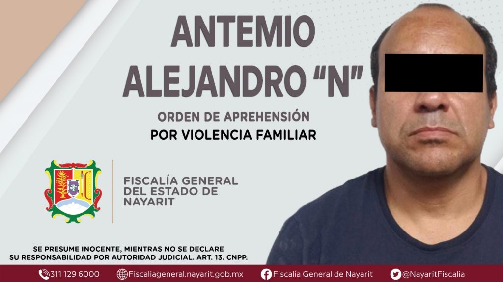 APREHENDIDO POR EJERCER VIOLENCIA FAMILIAR CONTRA UNA MUJER