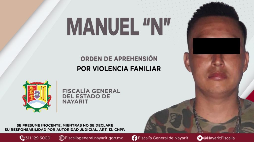 DETENIDO EN SANTIAGO IXCUINTLA POR VIOLENCIA FAMILIAR