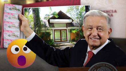 ANUNCIA AMLO RIFA DE CASA DE DESCANSO DE EXPRESIDENTES EN CANCÚN
