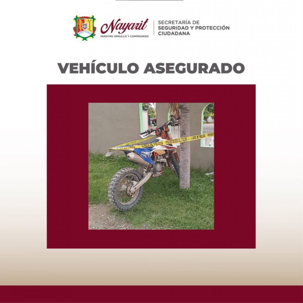 ASEGURA SSPC UN VEHÍCULO EN EL MUNICIPIO DE BAHÍA DE BANDERAS