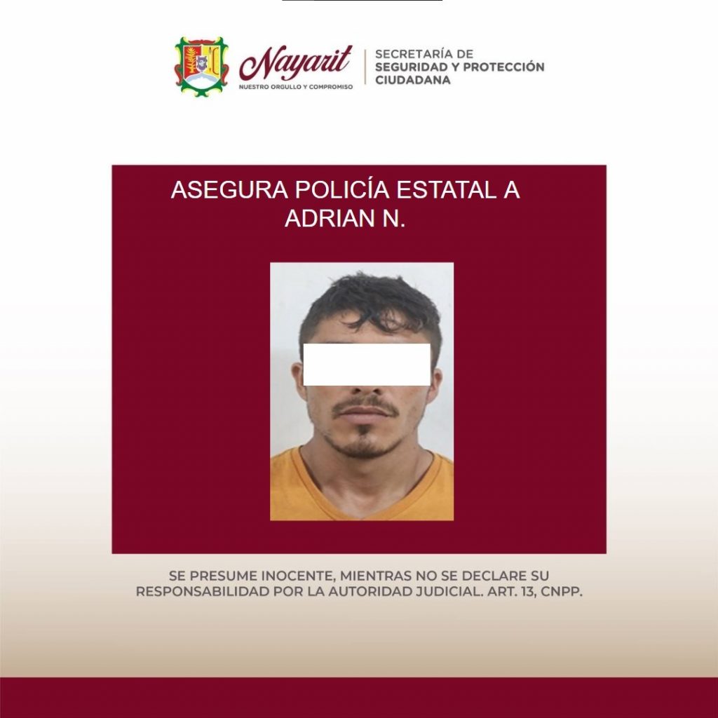 ASEGURA SSPC A TRECE PERSONAS EN LABORES DE PREVENCIÓN EN TEPIC