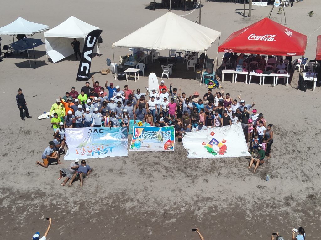 BRINDA SSPC AEROVIGILANCIA EN EVENTO DE SURF EN SAN BLAS