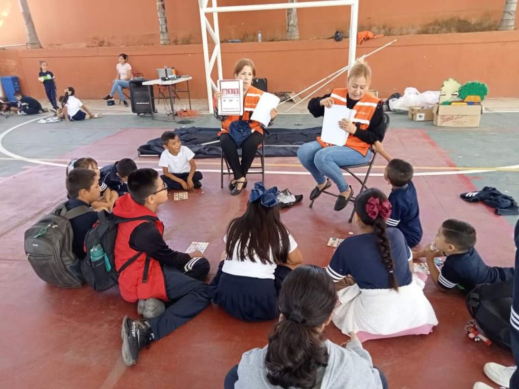 LA SSPC A TRAVÉS DE PREVENCIÓN DEL DELITO LLEVA ACTIVIDADES A LA PRIMARIA EMILIANO ZAPATA EN EL «REFUGIO»
