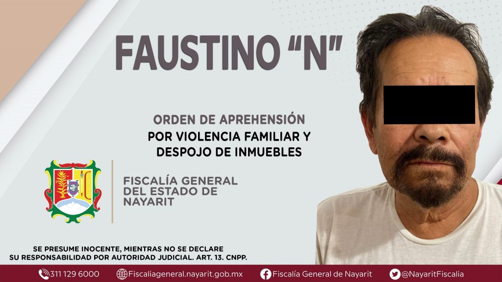 DETENIDO POR VIOLENCIA FAMILIAR Y DESPOJO DE INMUEBLES