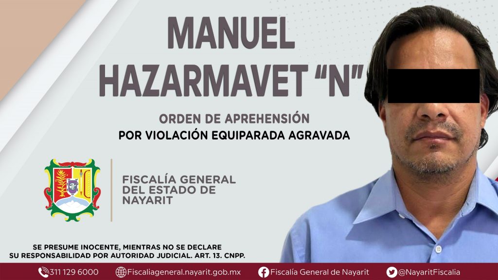 APREHENDIDO PRESUNTO RESPONSABLE DE VIOLACIÓN EQUIPARADA AGRAVADA