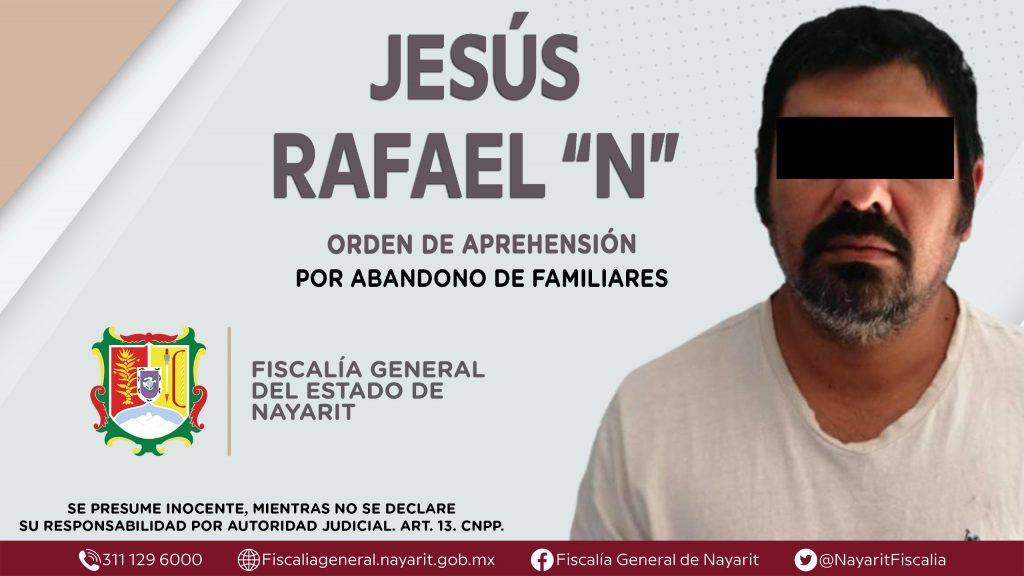 APREHENDIDO EN XALISCO POR ABANDONO DE FAMILIARES