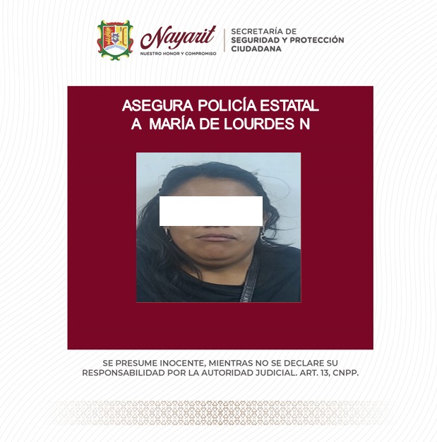 Asegura SSPC a una persona en labores de prevención en el municipio de Tepic