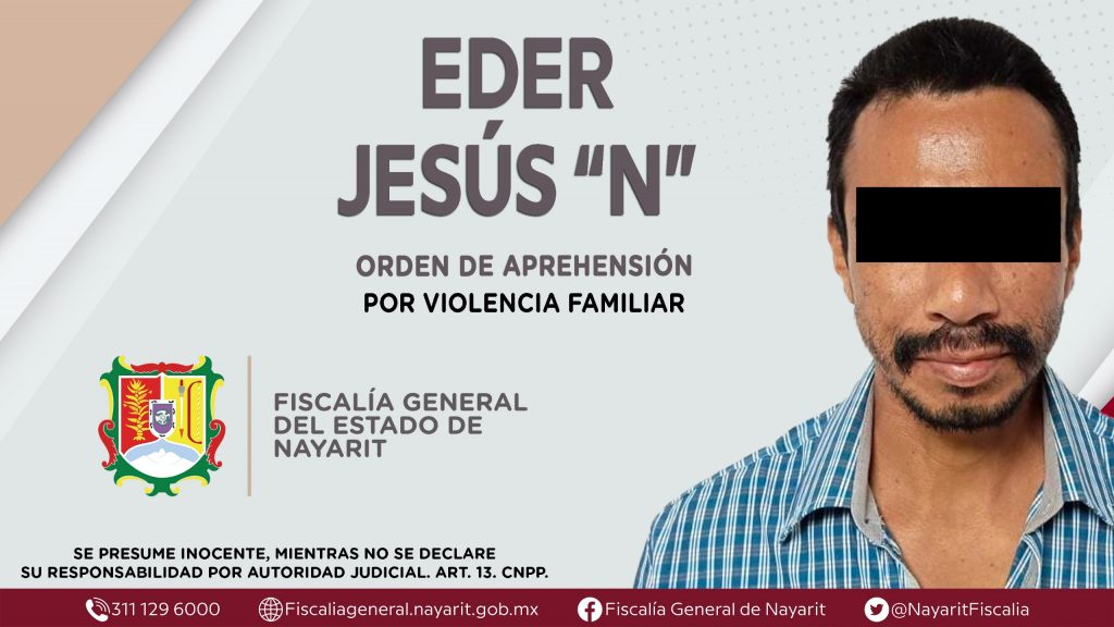 CAPTURADO POR EJERCER VIOLENCIA FAMILIAR CONTRA UNA MUJER