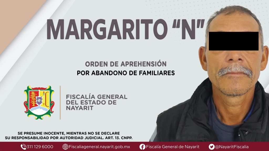 DETENIDO COMO PROBABLE RESPONSABLE DE ABANDONO DE FAMILIARES