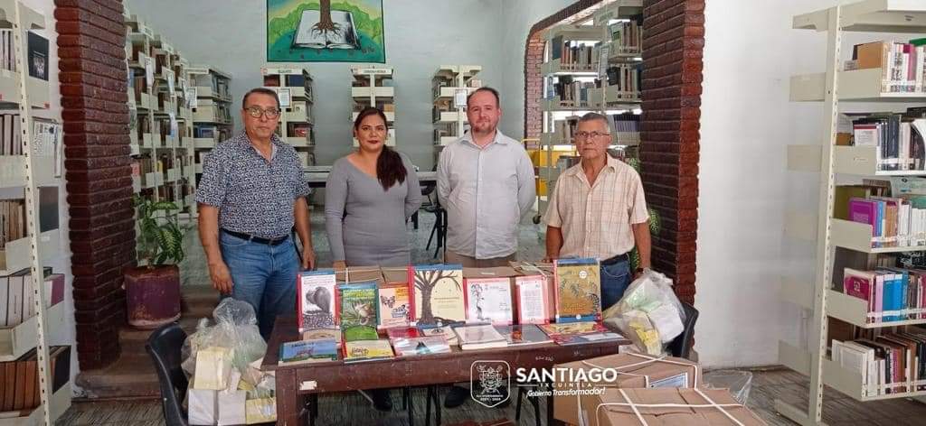 CRECE EL ACERVO BIBLIOGRÁFICO EN SANTIAGO, IXCUINTLA