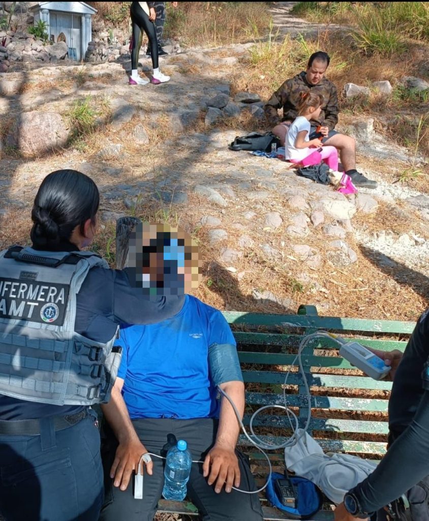 AUXILIA SSPC A MASCULINO EN EL CERRO DE SAN JUAN DE LA CAPITAL NAYARITA