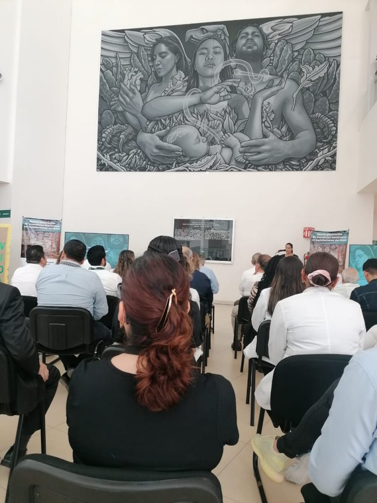 DEVELAN MAGNO MURAL EN HOSPITAL GENERAL DE ZONA NO. 33 DEL IMSS NAYARIT, EN BAHÍA DE BANDERAS