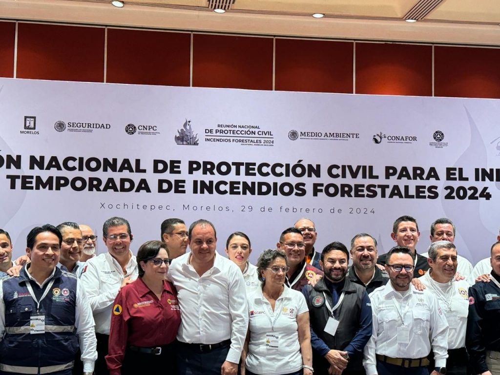 GOBIERNO DE NAYARIT PRESENTE EN LA “REUNIÓN NACIONAL DE PROTECCIÓN CIVIL PARA EL INICIO DE LA TEMPORADA DE INCENDIOS FORESTALES 2024”