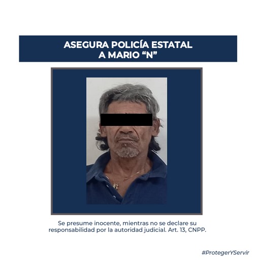 Asegura Policía Estatal a una persona en labores de prevención en Tepic