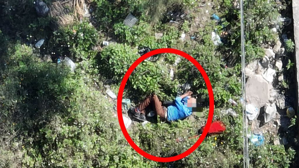 Unidad de Drones de la SSPC localiza a adulto mayor en terreno baldío de Tepic