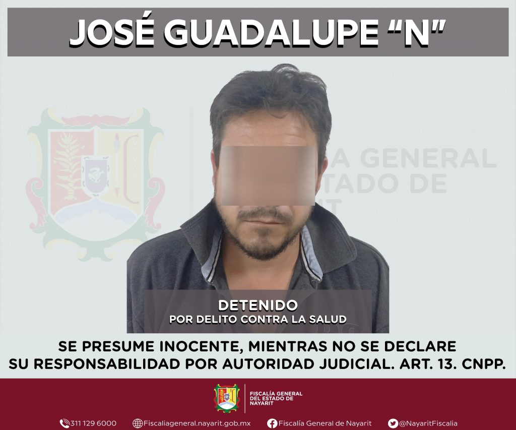 CAPTURADO EN FLAGRANCIA POR DELITO CONTRA LA SALUD