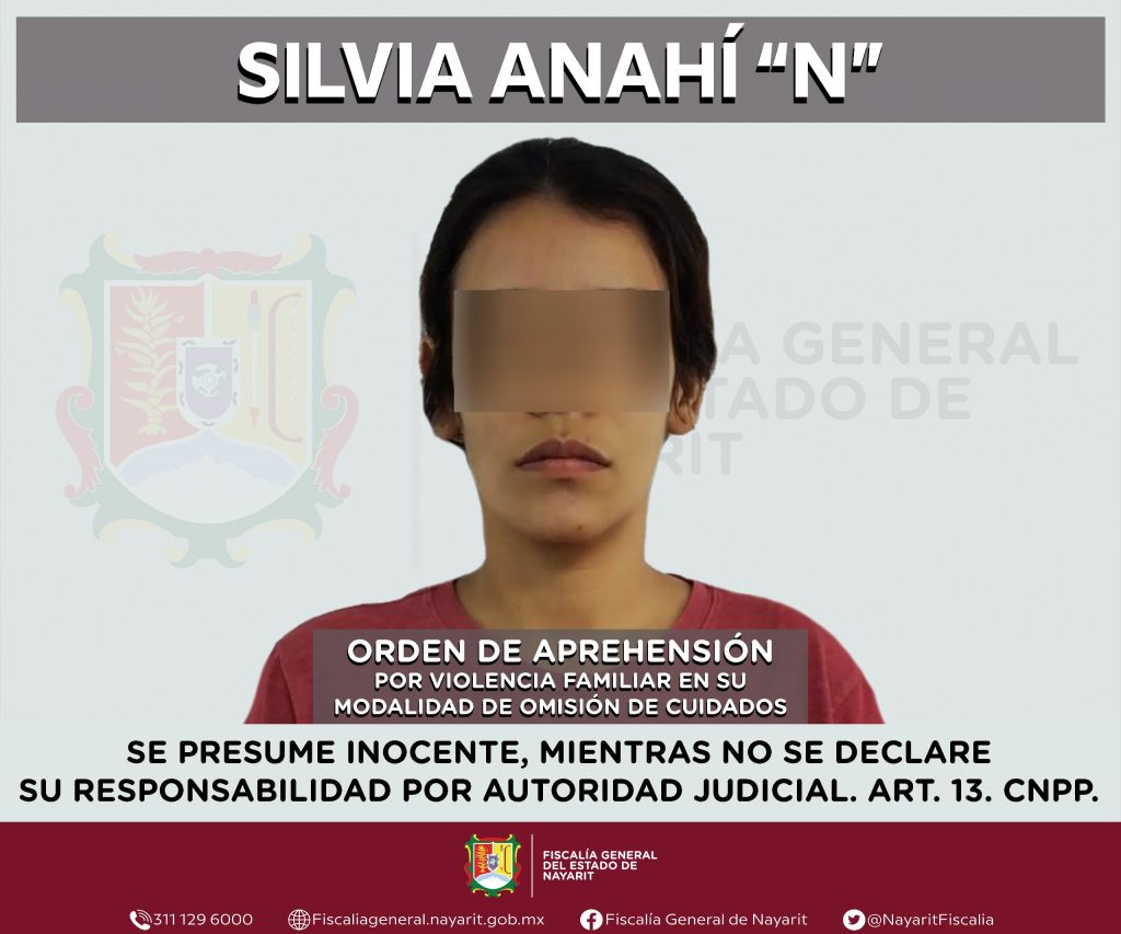 APREHENDIDA PROBABLE RESPONSABLE DE OMISIÓN DE CUIDADOS