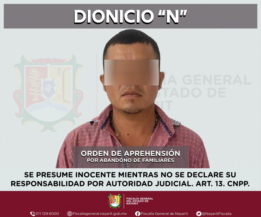 APREHENDIDO EN COMPOSTELA POR ABANDONO DE FAMILIARES