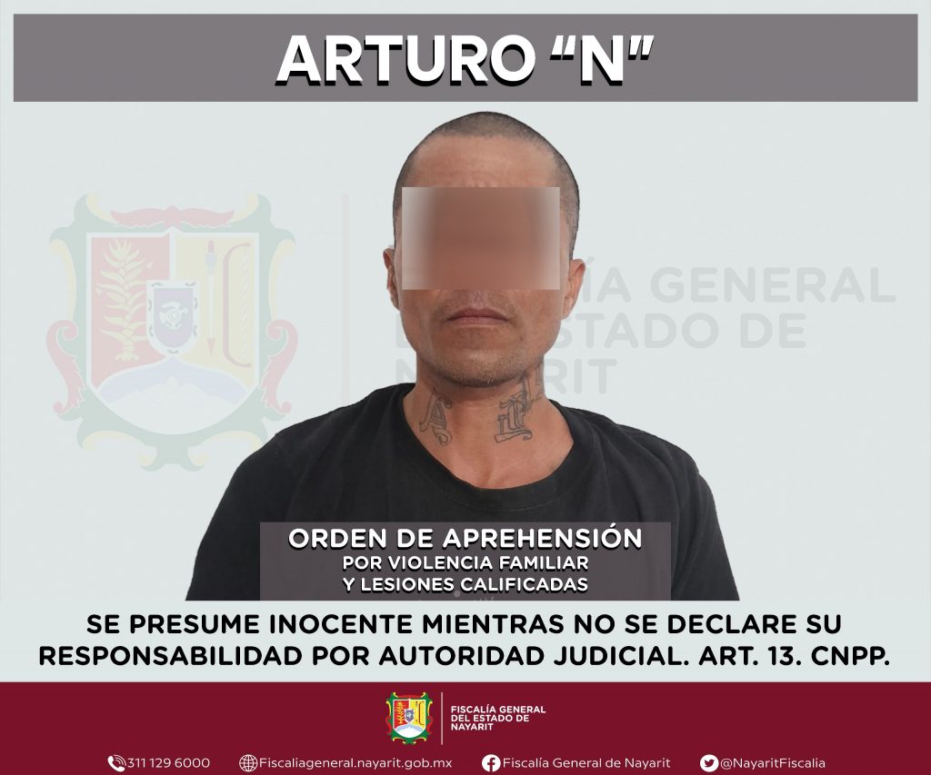 CAPTURADO POR VIOLENCIA FAMILIAR Y LESIONES CALIFICADAS
