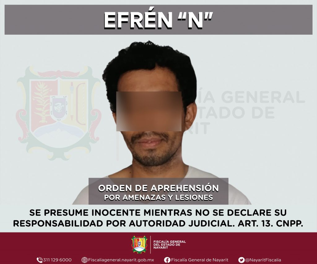 DETENIDO EN BAHÍA DE BANDERAS POR AMENAZAS Y LESIONES