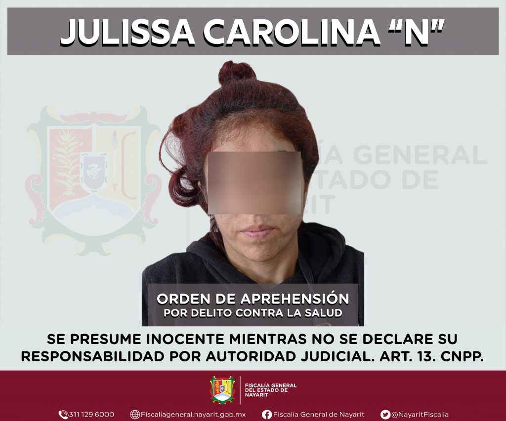 DETENIDA PROBABLE RESPONSABLE DE POSESIÓN DE PSICOTRÓPICOS