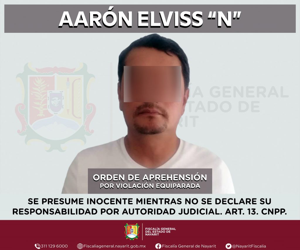 |APREHENDIDO POR VIOLACIÓN EQUIPARADA EN AGRAVIO DE UNA ADOLESCENTE