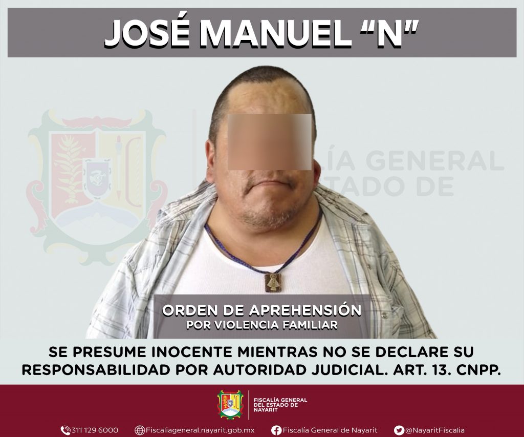 CAPTURADO EN SAN PEDRO LAGUNILLAS POR VIOLENCIA FAMILIAR