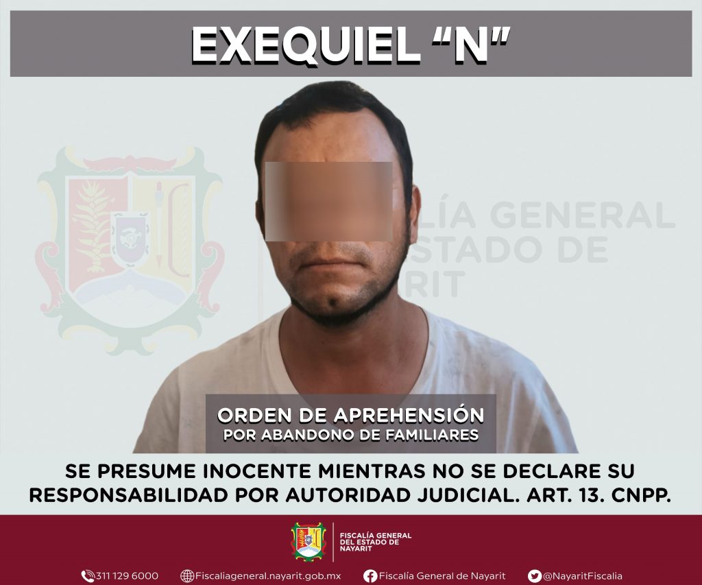 APREHENDIDO EN JALA POR ABANDONO DE FAMILIARES