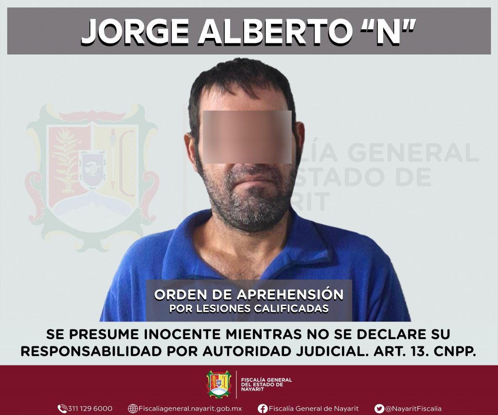 DETENIDO POR LESIONES CALIFICADAS EN AGRAVIO DE UNA MUJER