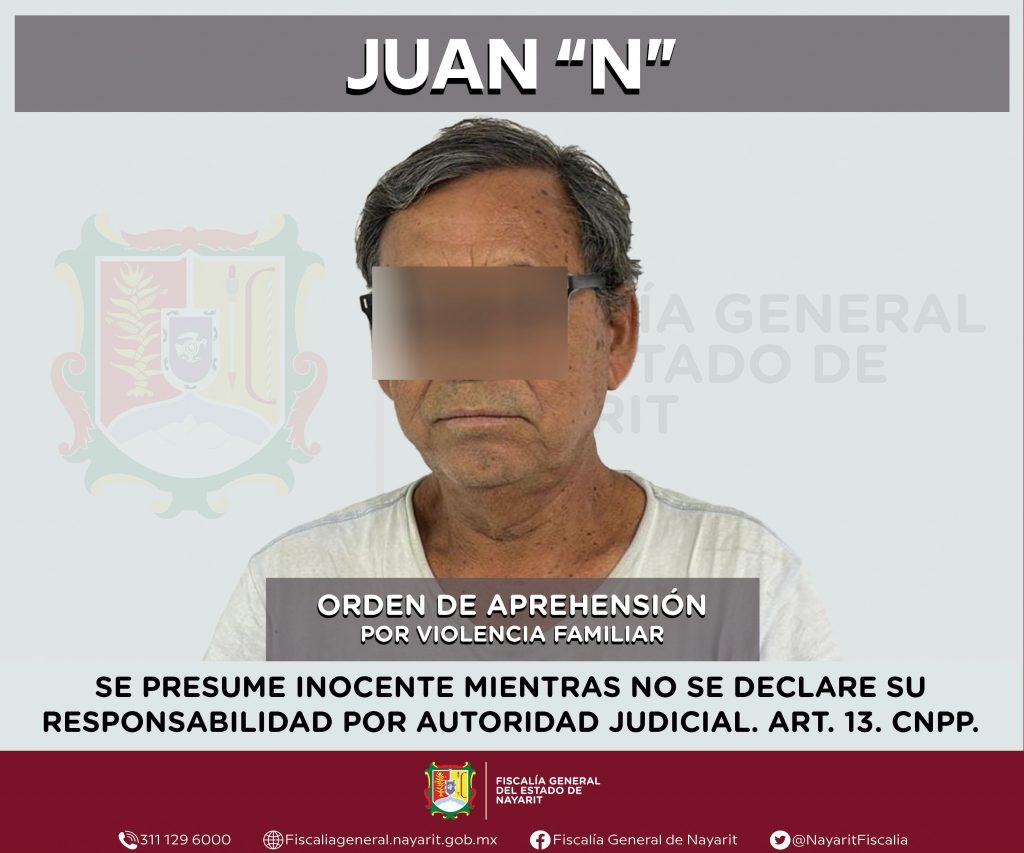 APREHENDIDO POR EJERCER VIOLENCIA FAMILIAR EN AGRAVIO DE TRES PERSONAS