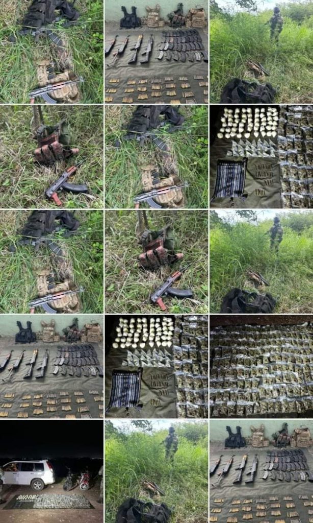 EL EJÉRCITO MEXICANO REVENTÓ UN CAMPAMENTO IMPROVISADO, DOS INMUEBLES, DETUVO A 14 PERSONAS Y ASEGURÓ 25 ARMAS LARGAS DURANTE AGOSTO EN NAYARIT