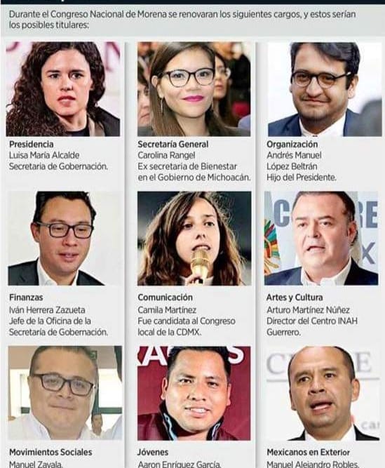 MORENA TIENE NUEVA PRESIDENTA, FUE ELECTA POR EL CONSEJO NACIONAL