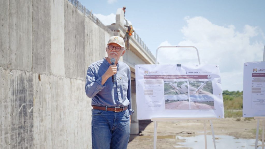 CON LA CONSTRUCCIÓN DEL PUENTE «EL FILO» EL GOBIERNO DE NAYARIT REALIZA OBRAS DE IMPACTO SOCIAL