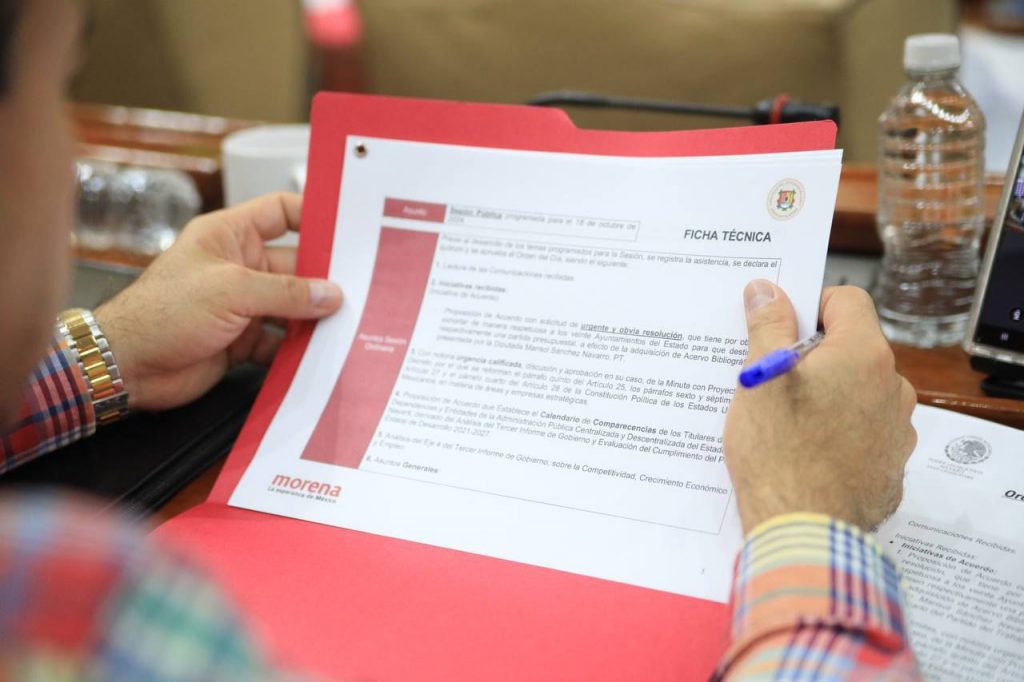 Concluye análisis de la Glosa del Tercer Informe del Gobierno en Nayarit