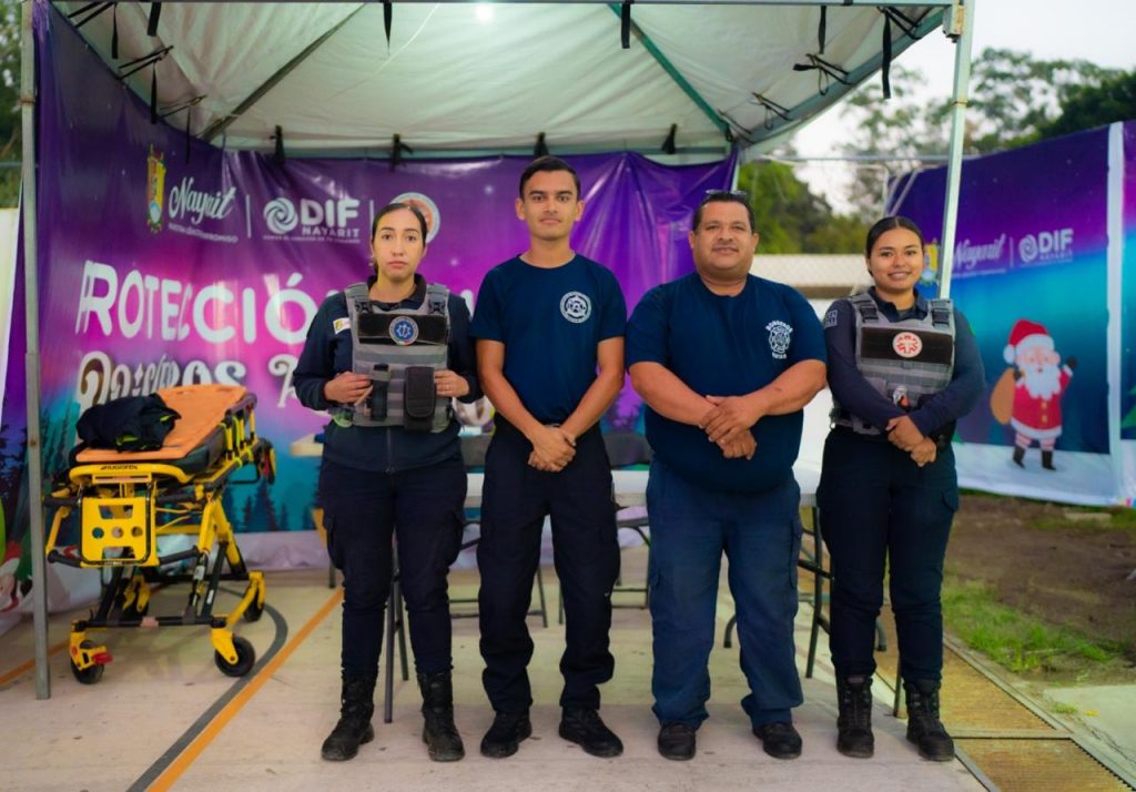 GOBIERNO DE NAYARIT REFUERZA SEGURIDAD EN EL FESTIVAL NAVIDEÑO 2024 EN LA LOMA