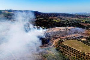 REFUERZA GOBIERNO DE NAYARIT ACCIONES PARA SOFOCAR INCENDIO EN EL BASURERO EL IZTETE DE TEPIC