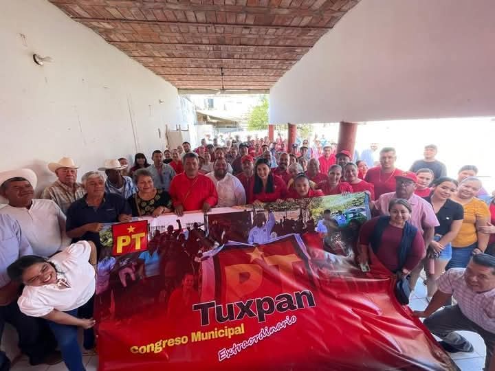EL PARTIDO DEL TRABAJO (PT) REALIZA CONGRESO MUNICIPAL EXTRAORDINARIO EN TUXPAN: «FUGIO» ORTÍZ