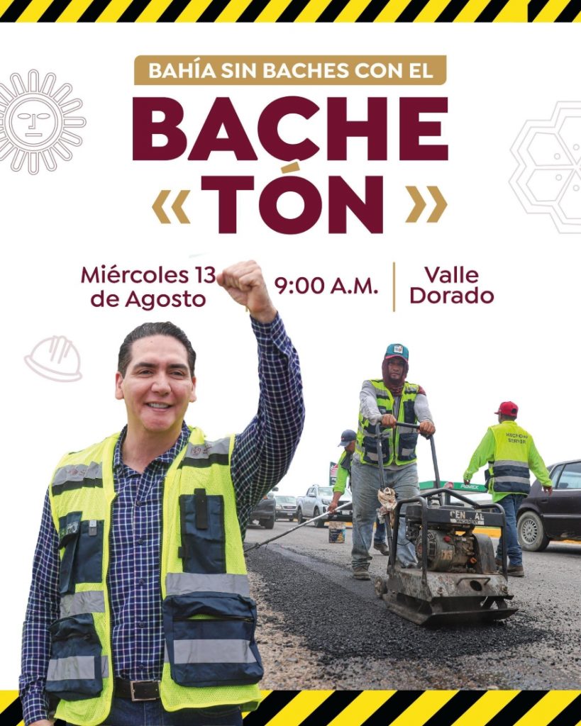 Llega el “Bachetón” a Bahía de Banderas para mejorar vialidades en el municipio