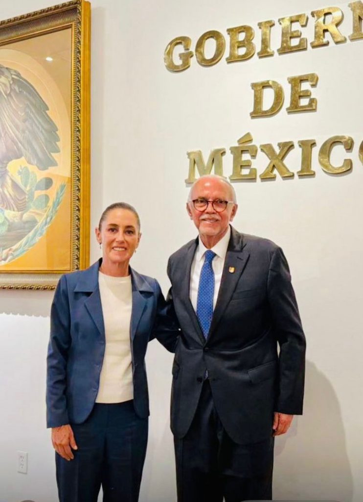 Sostiene reunión gobernador Miguel Ángel Navarro Quintero con la presidenta Claudia Sheinbaum