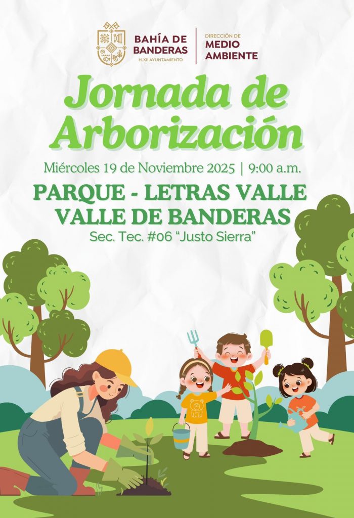 Una nueva Jornada de Arborización llegará a Valle de Banderas